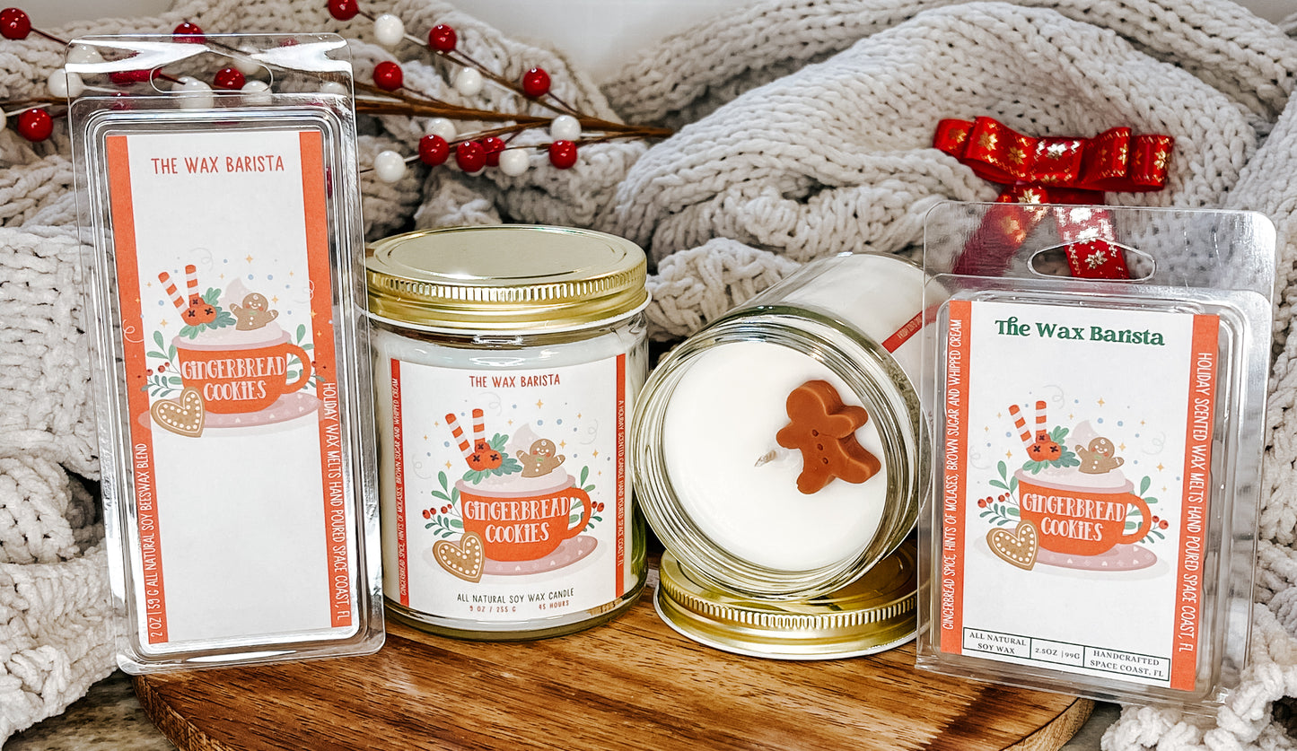 Gingerbread Cookie Candle